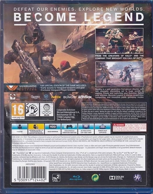 Destiny - PS4 (B Grade) (Genbrug)